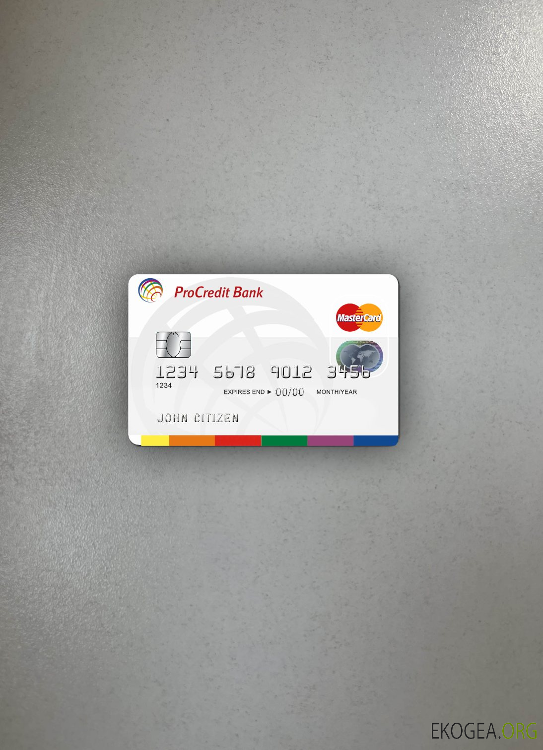 Roumanie ProCredit MasterCard photolook recto